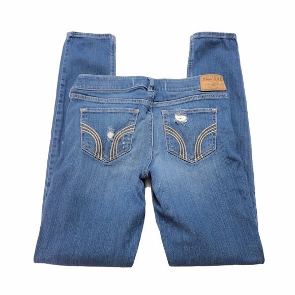 Hollister Distressed Skinny Jeans 0785 - Picture 4 of 10